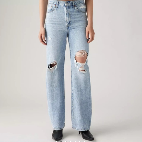 LEVI'S RIBCAGE WIDE LEG NWOT - Picture 1 of 6